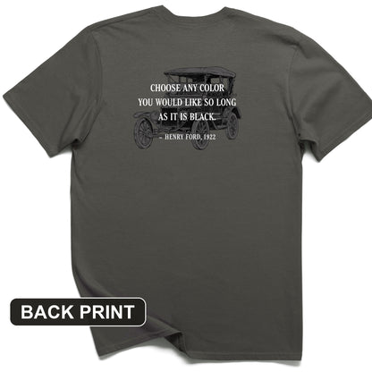 Any Color Back Print T-Shirt