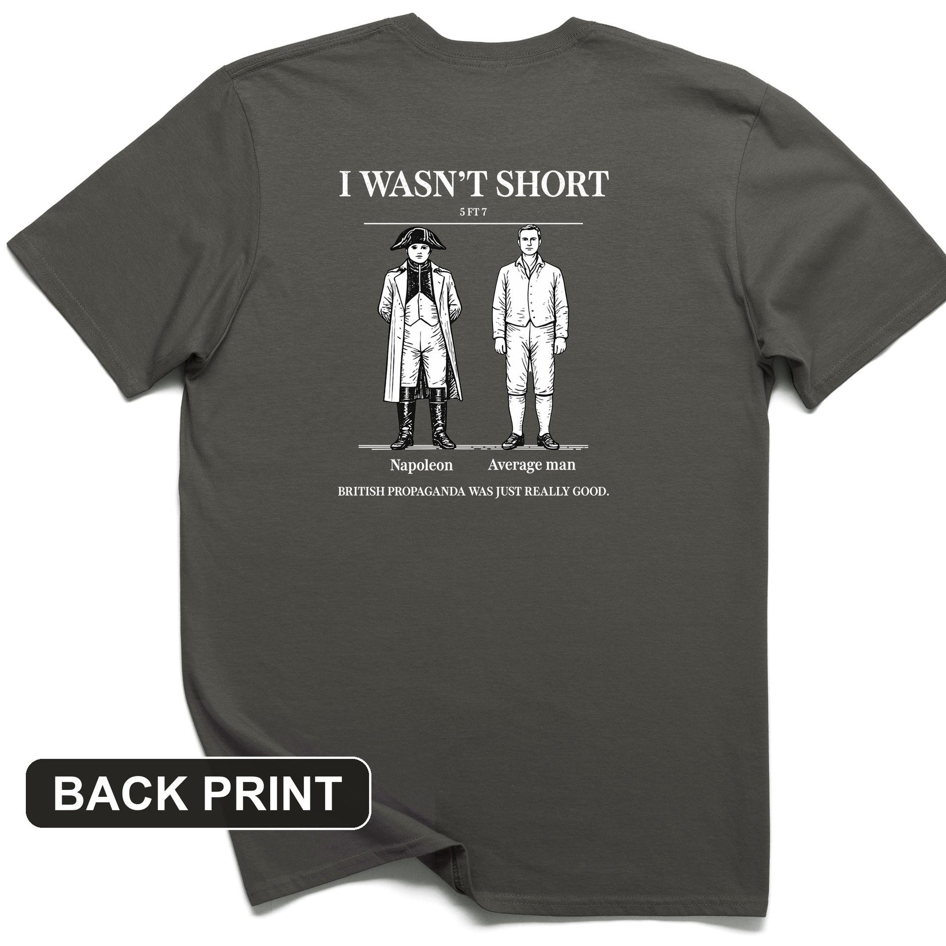 Average Height Back Print T-Shirt