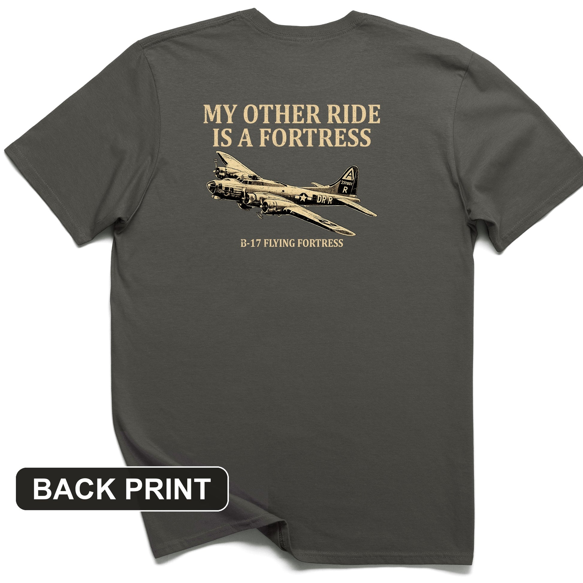 B-17 Back Print T-Shirt