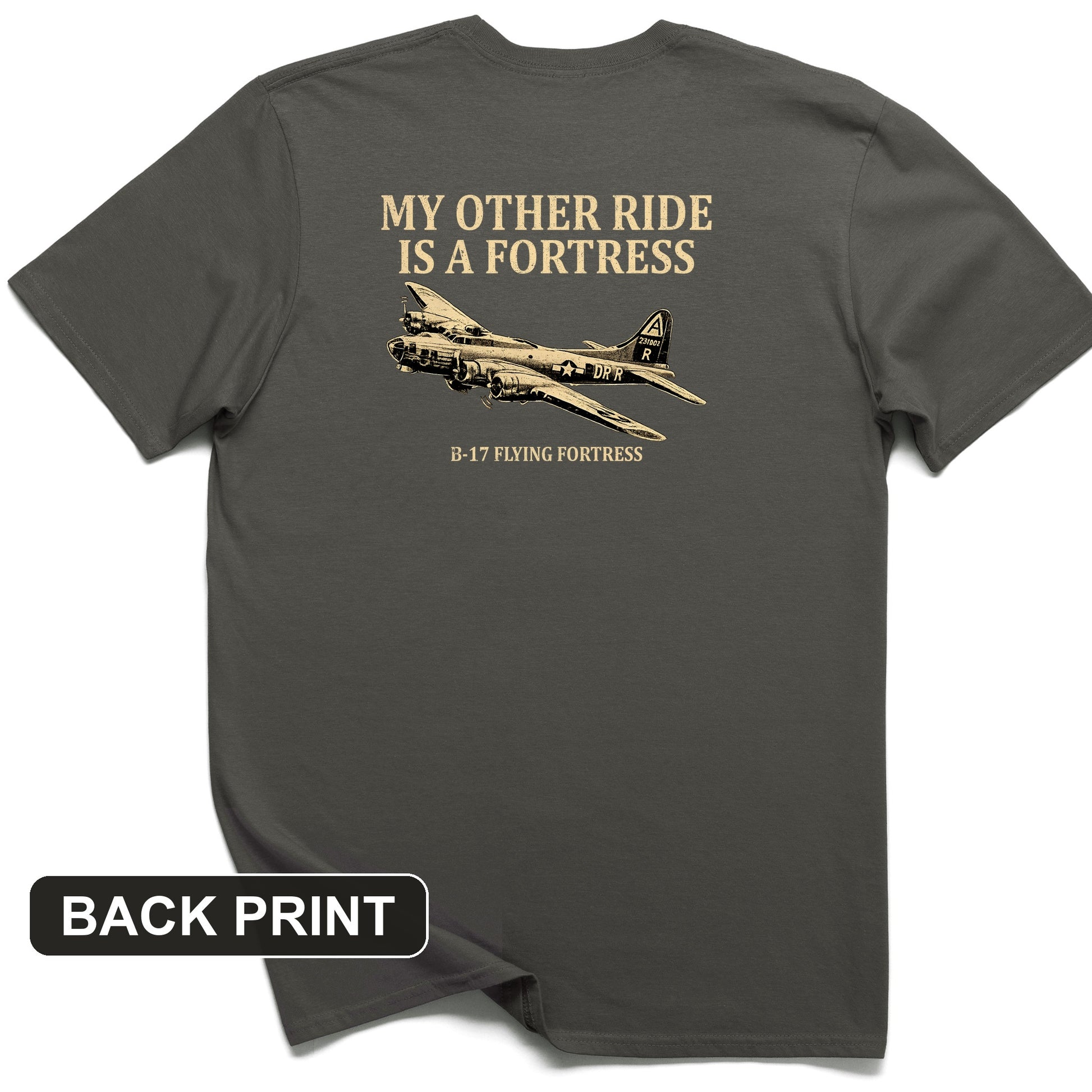 B-17 Back Print T-Shirt