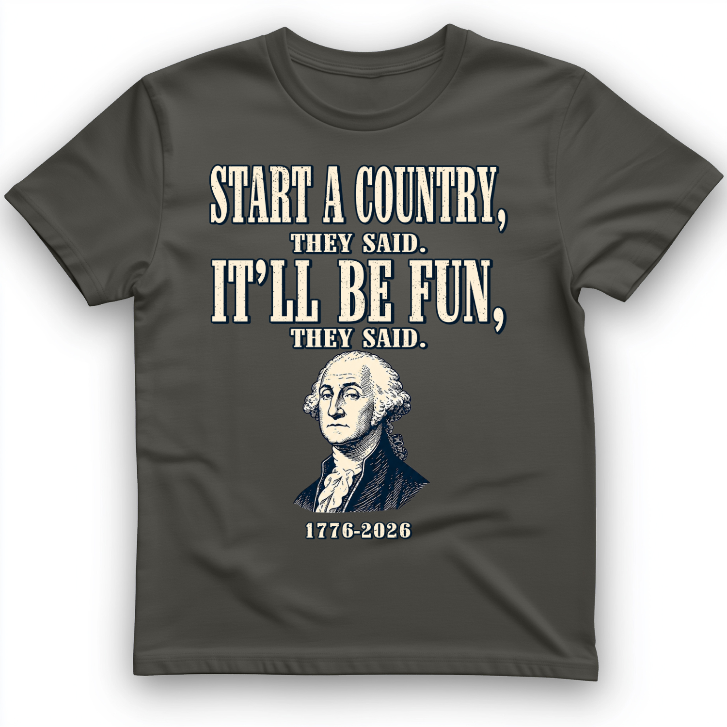 Start a Country T-Shirt Charcoal / S