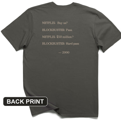 Blockbuster Back Print T-Shirt