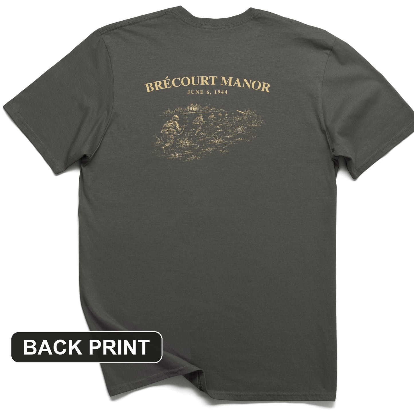Brecourt Manor Back Print T-Shirt