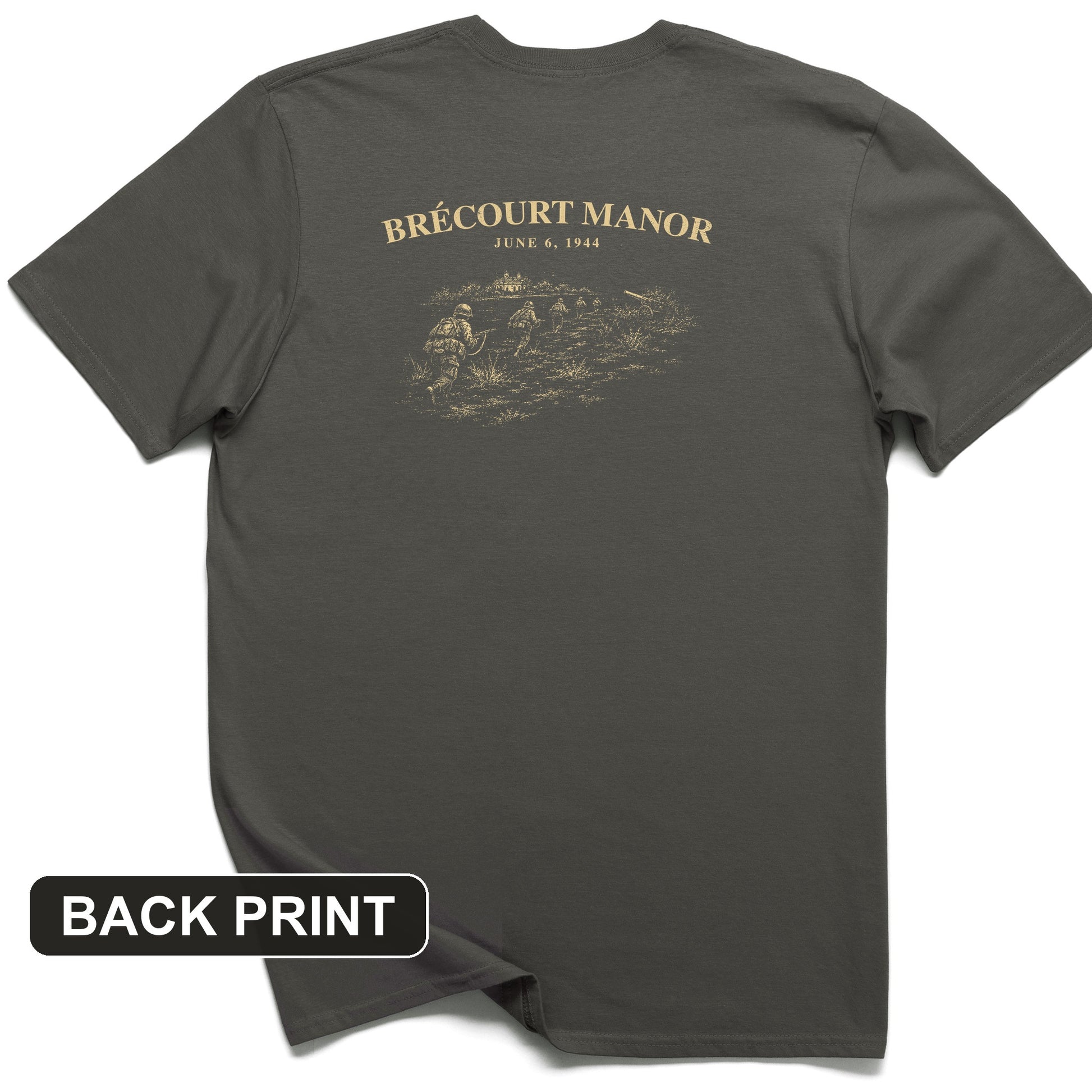 Brecourt Manor Back Print T-Shirt