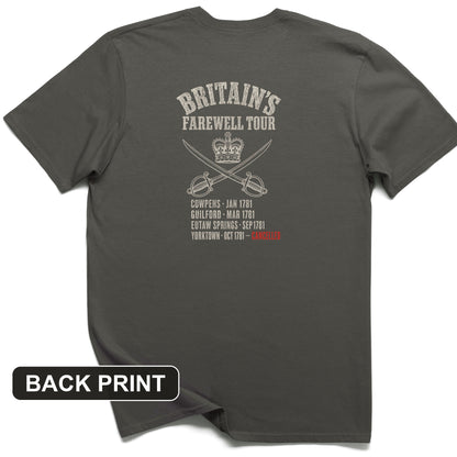 Britain's Farewell Tour Back Print T-Shirt