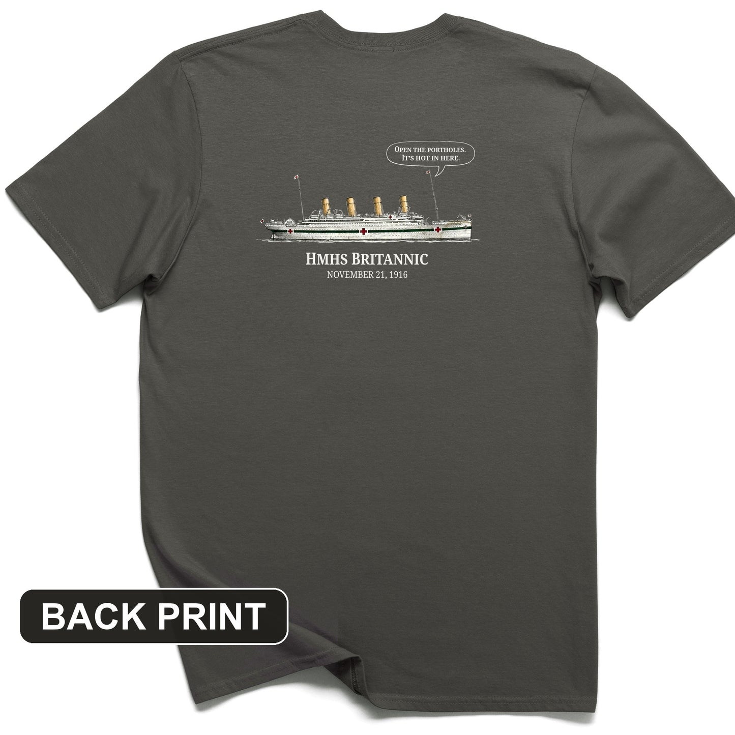 Britannic Back Print T-Shirt