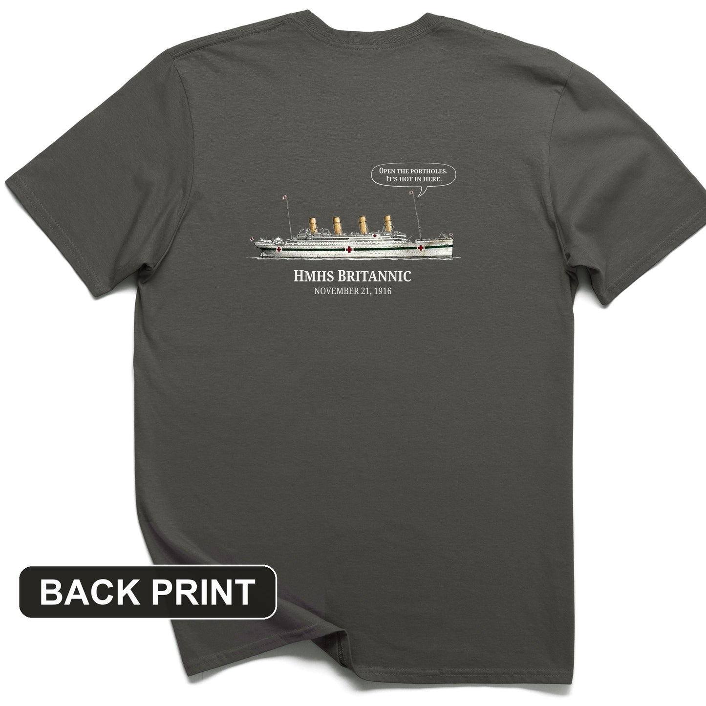 Britannic Back Print T-Shirt
