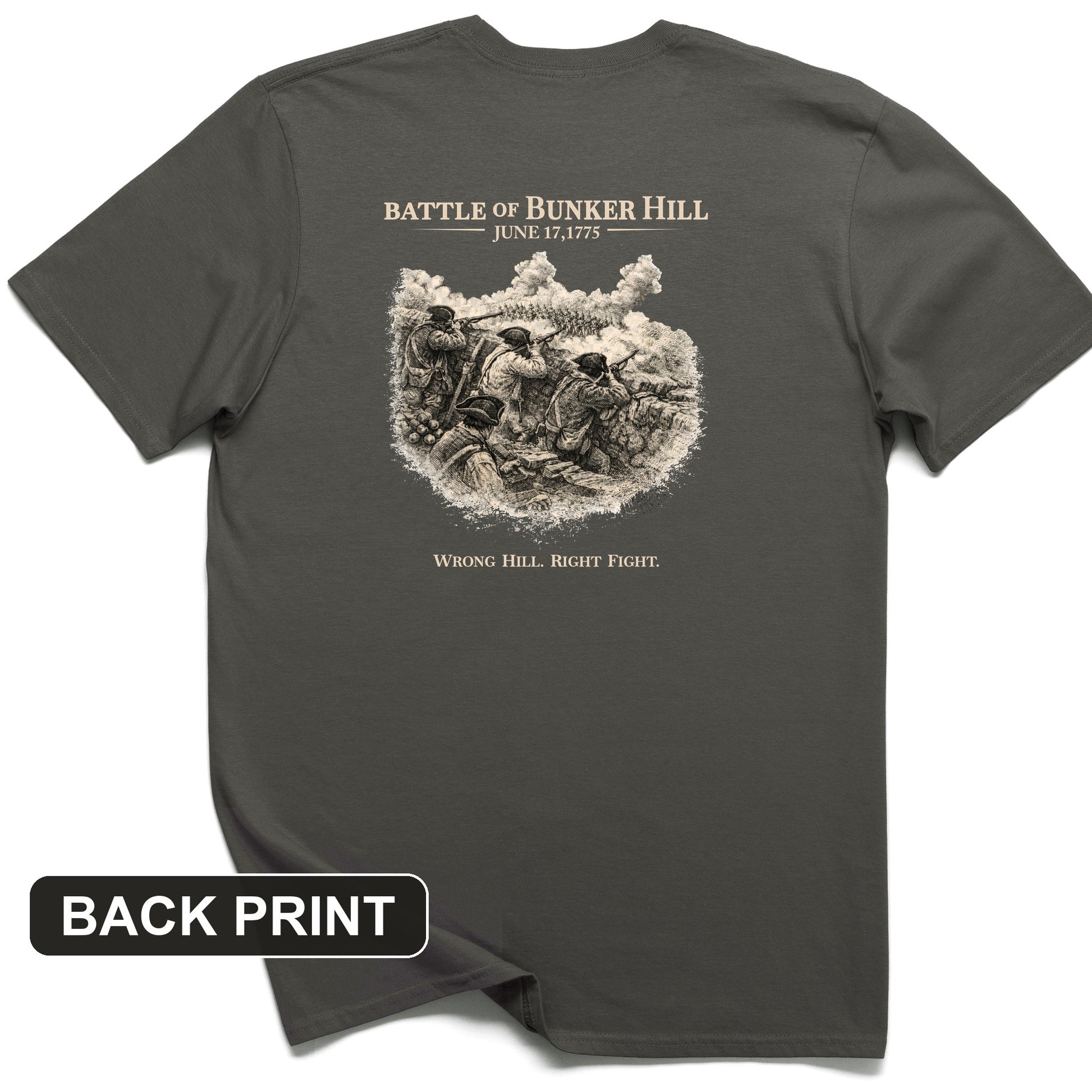 Bunker Hill Back Print T-Shirt