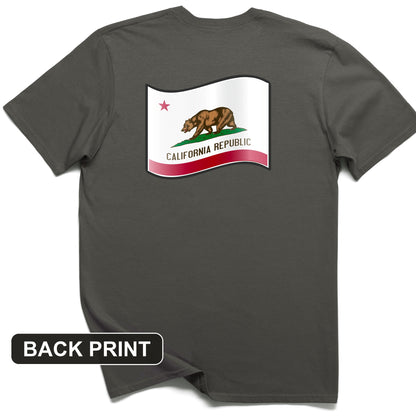 California Republic Back Print T-Shirt