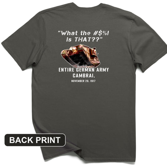 Cambrai 1917 Back Print T-Shirt