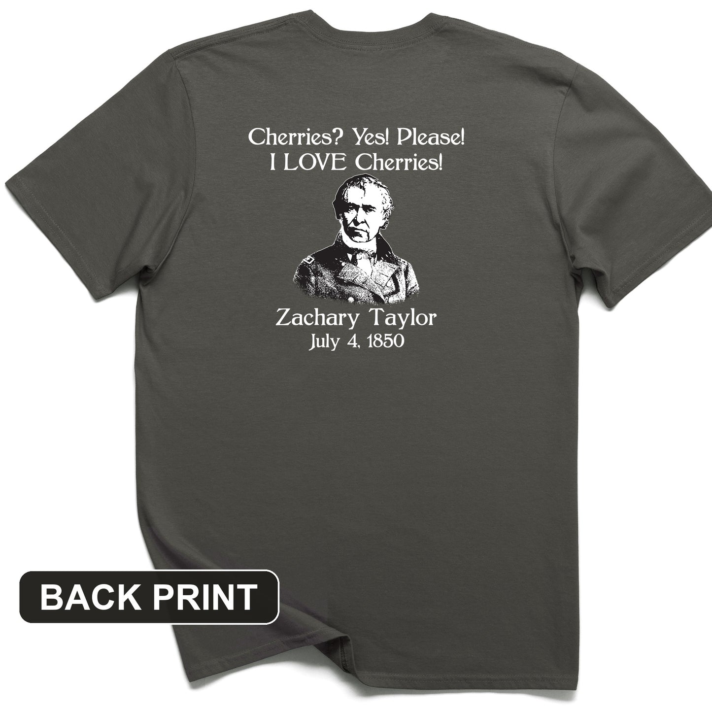 Cherries Back Print T-Shirt