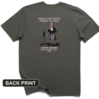 Cholera Fountain Back Print T-Shirt