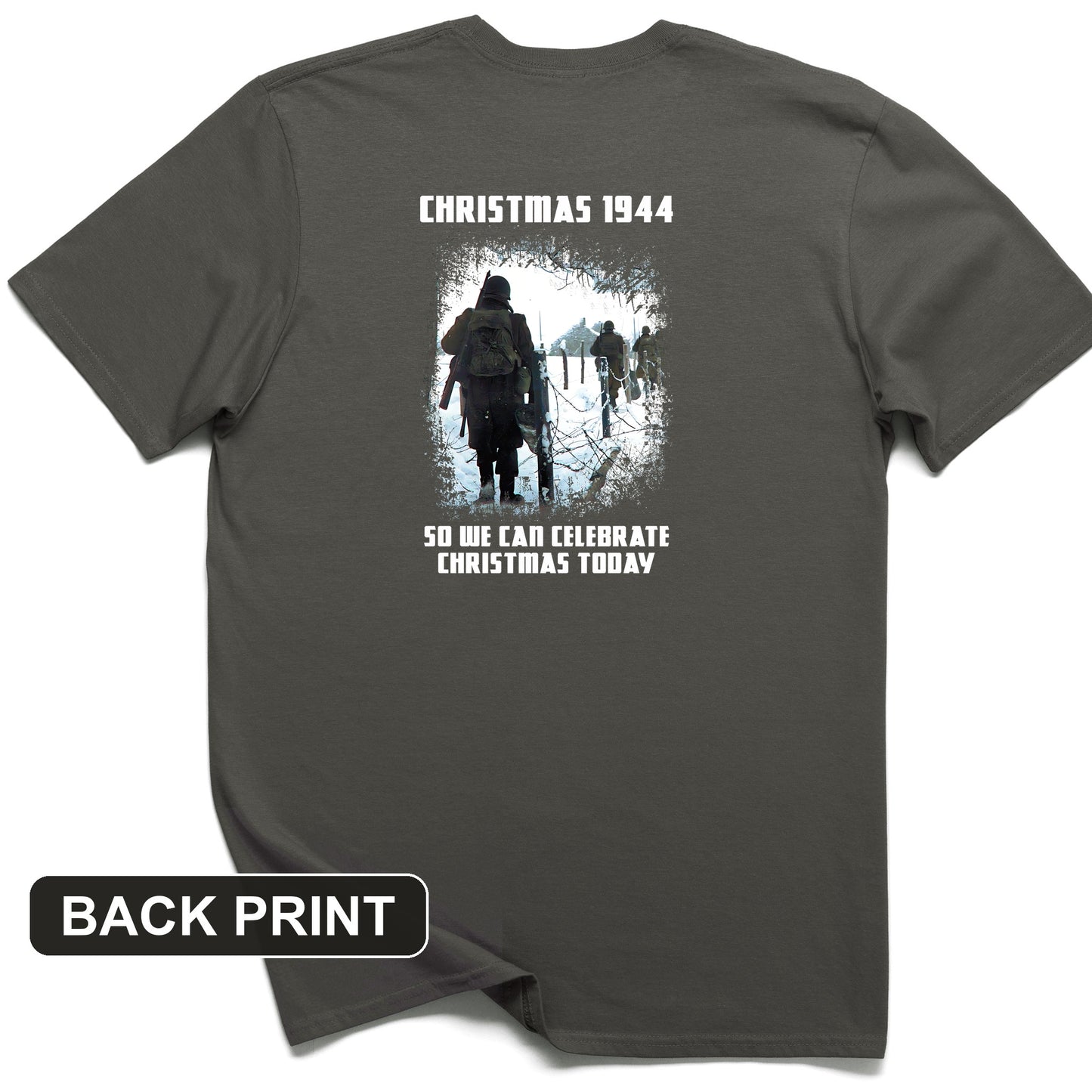 Christmas 1944 Back Print T-Shirt