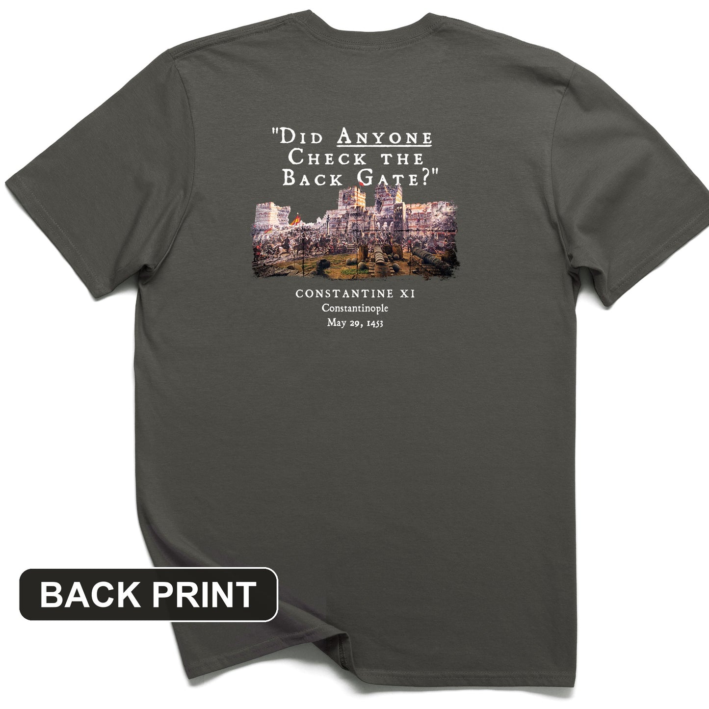 Constantinople Back Print T-Shirt