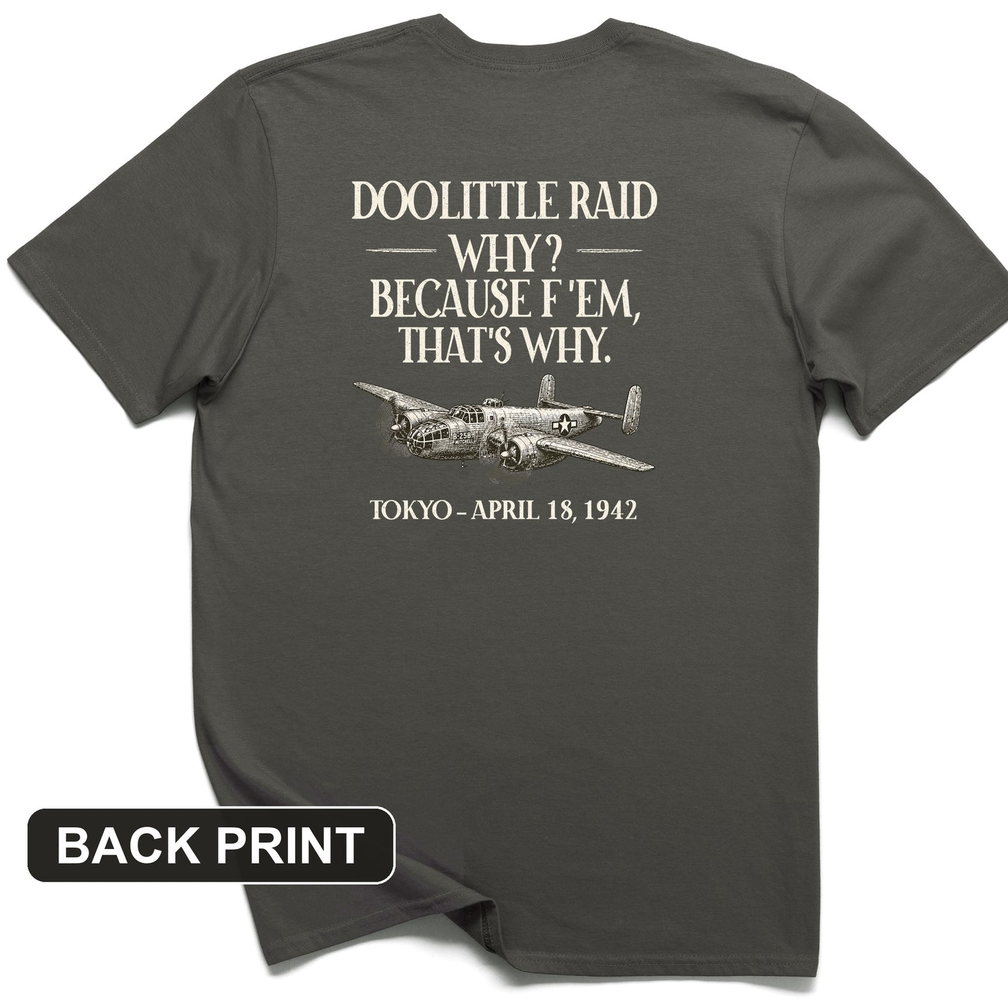 Doolittle Raid Back Print T-Shirt