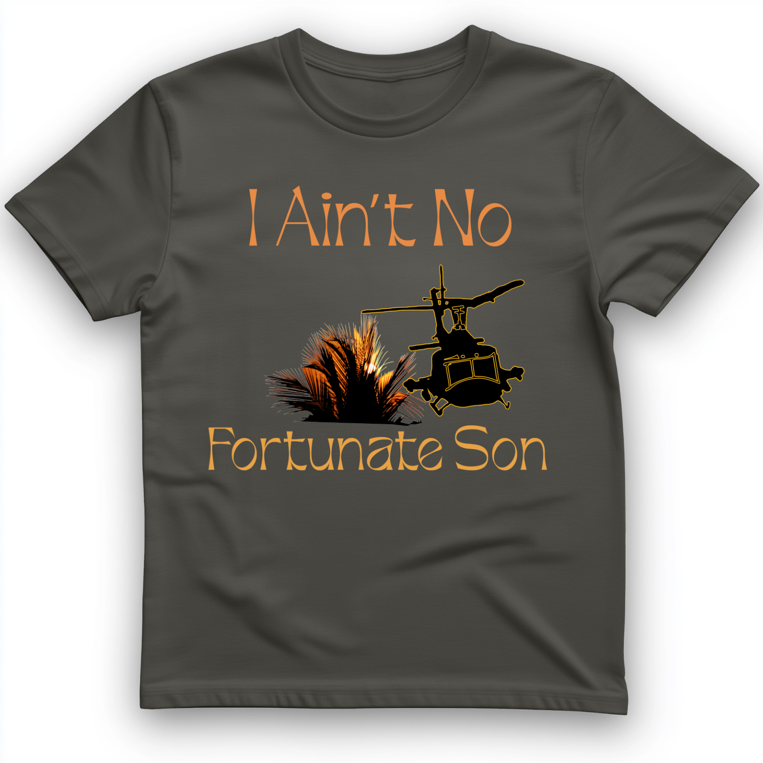 Fortunate Son T-Shirt Charcoal / S
