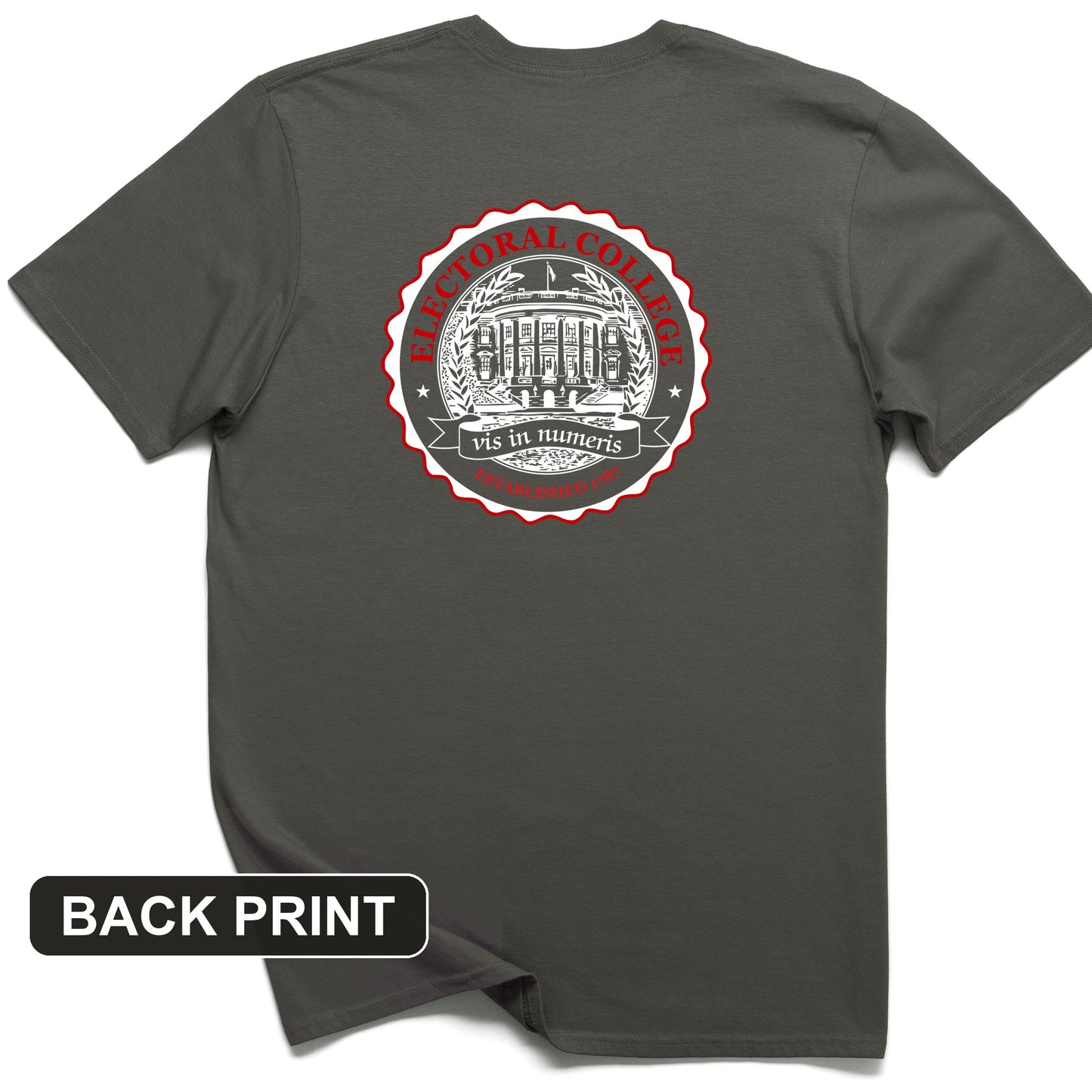 Electoral College Back Print T-Shirt