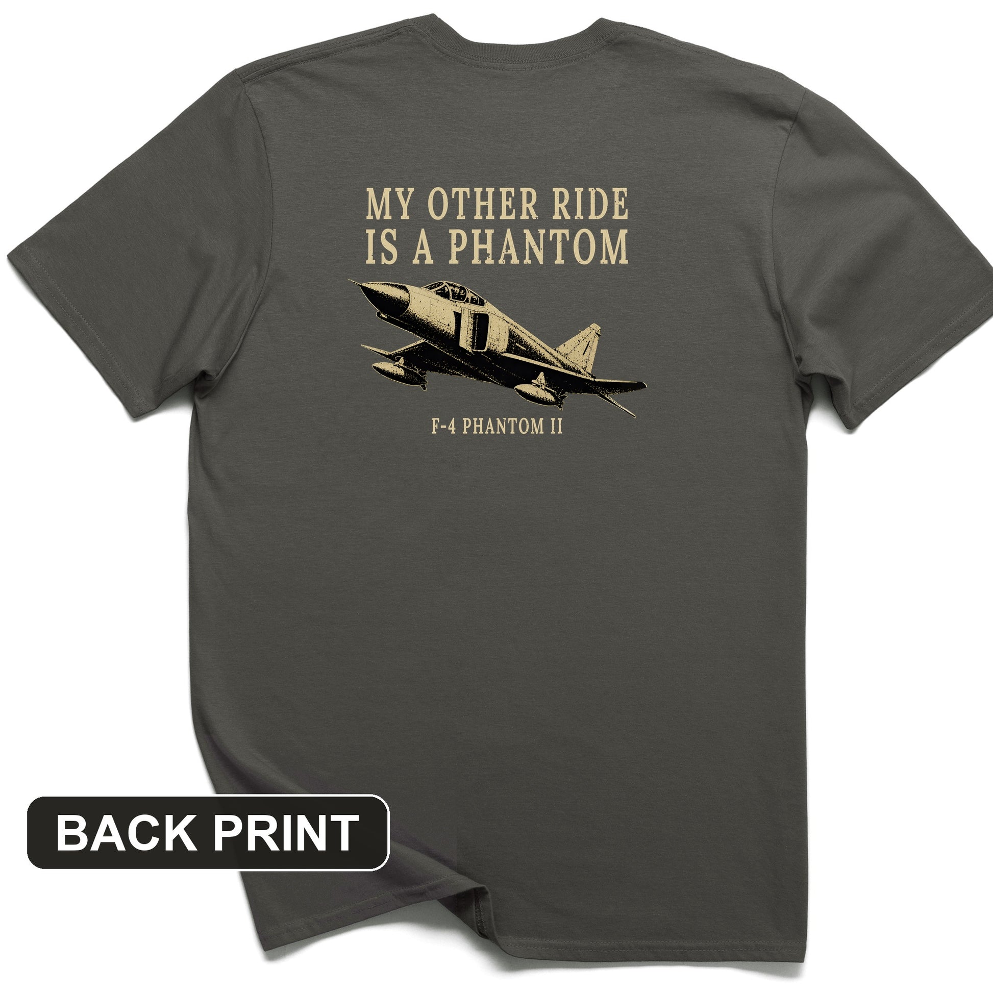 F-4 Phantom Back Print T-Shirt