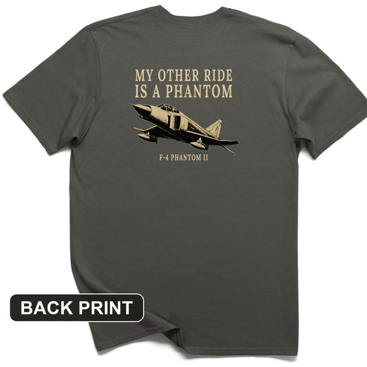 F-4 Phantom Back Print T-Shirt