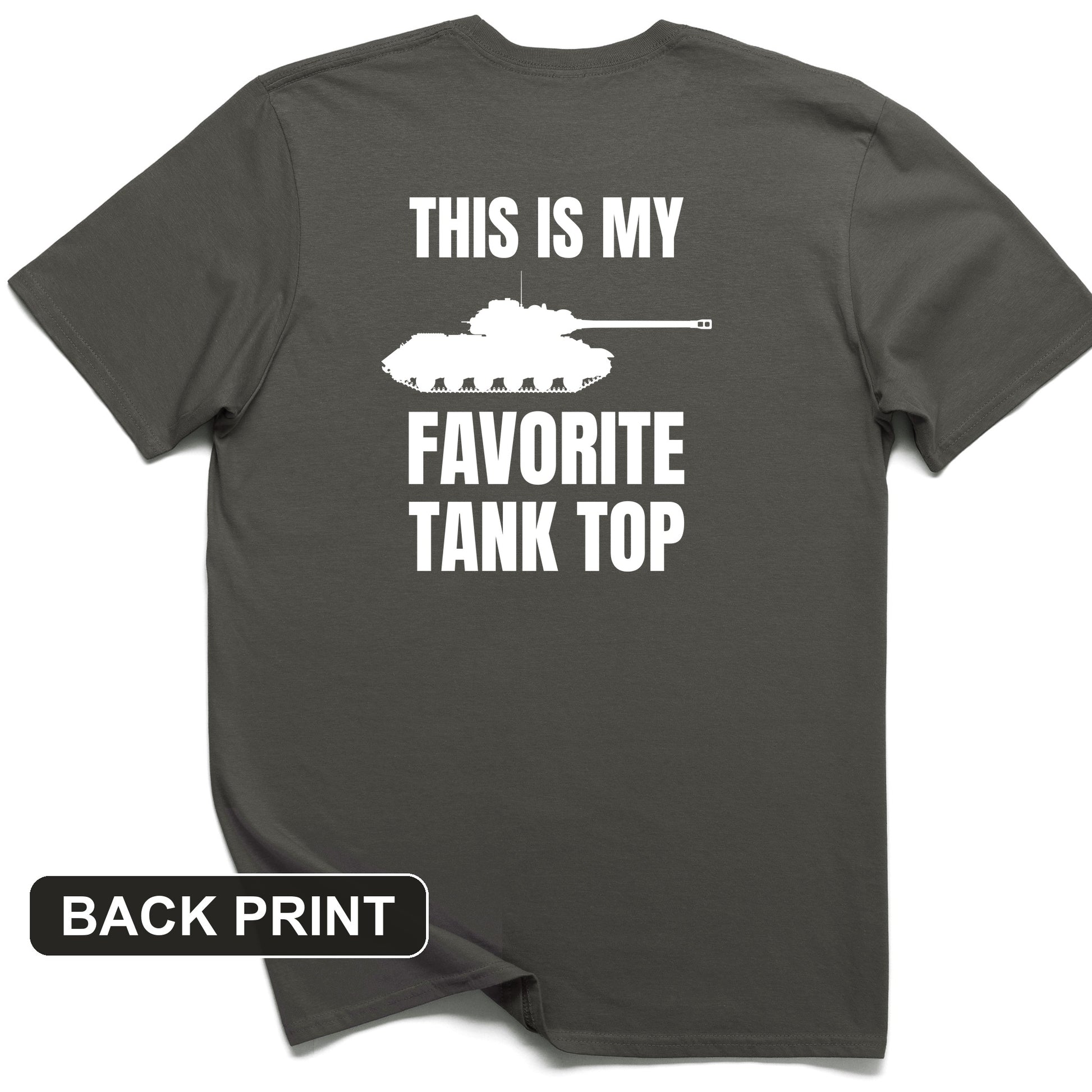 Favorite Tank Top Back Print T-Shirt