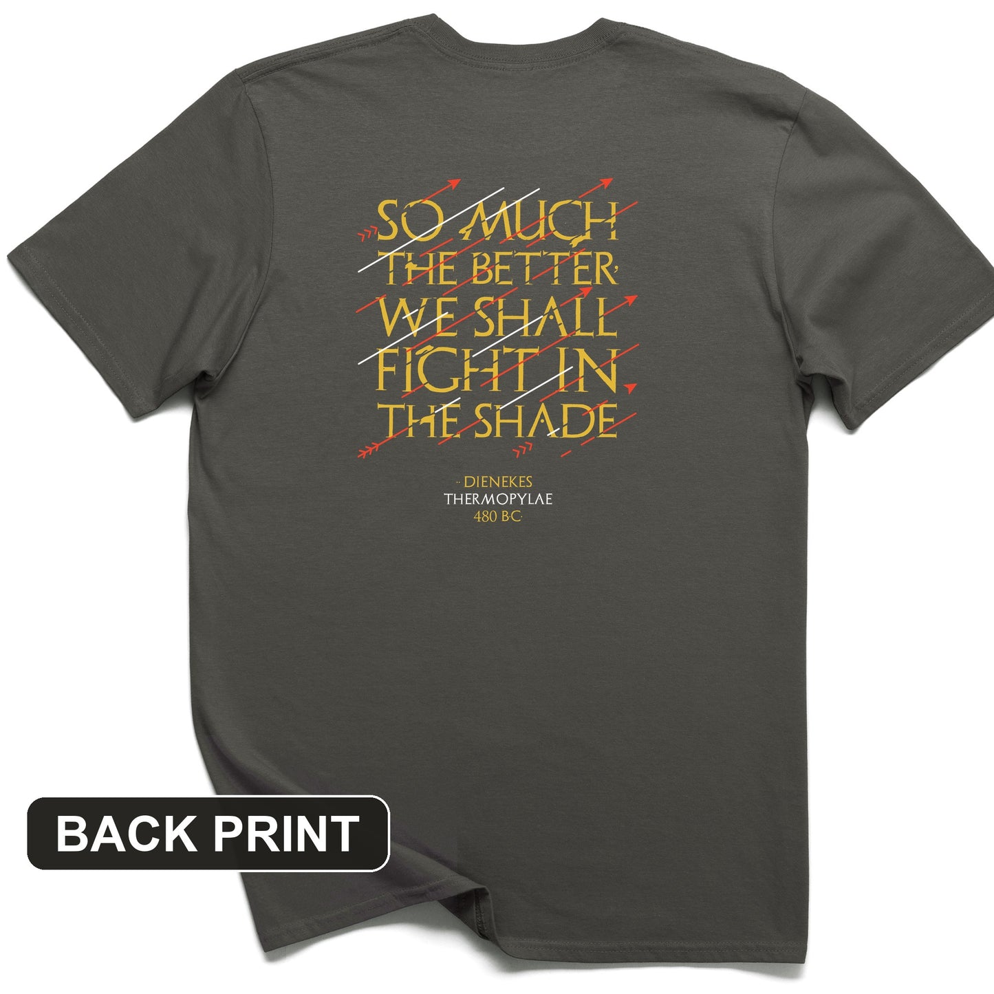 Fight In The Shade Back Print T-Shirt