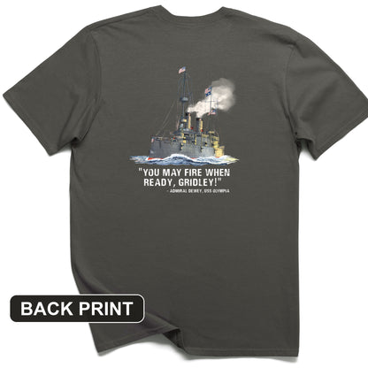 Fire When Ready Back Print T-Shirt