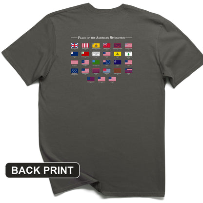 Flags Of The Revolution Back Print T-Shirt