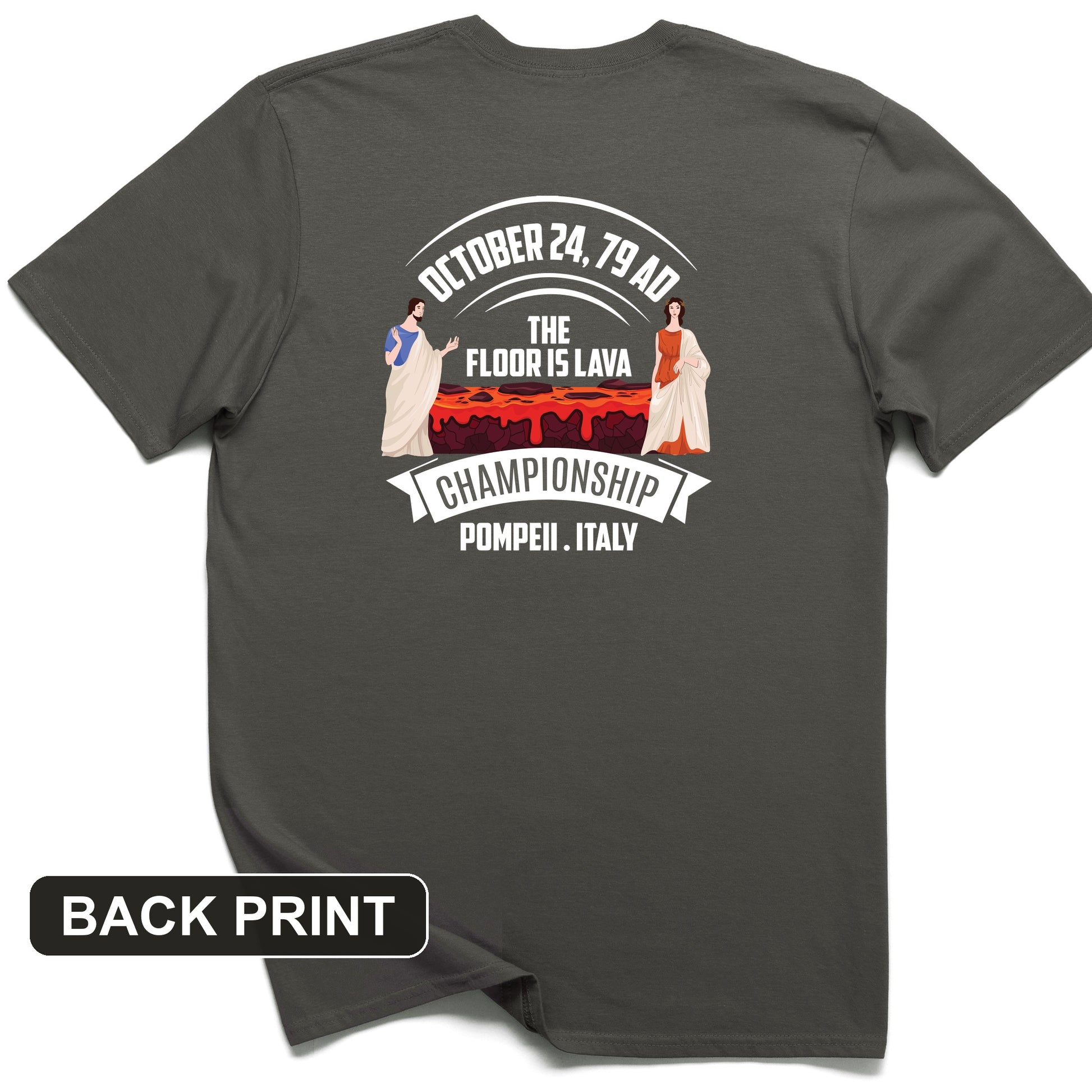 Floor is Lava Back Print T-Shirt