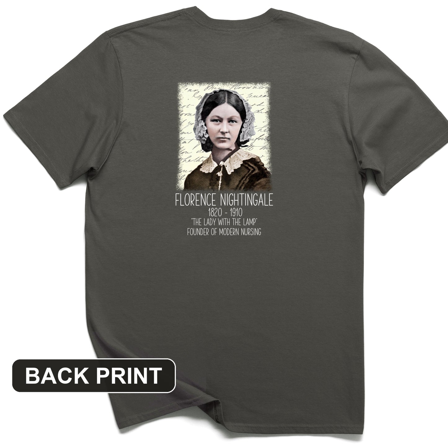 Florence Nightingale Back Print T-Shirt