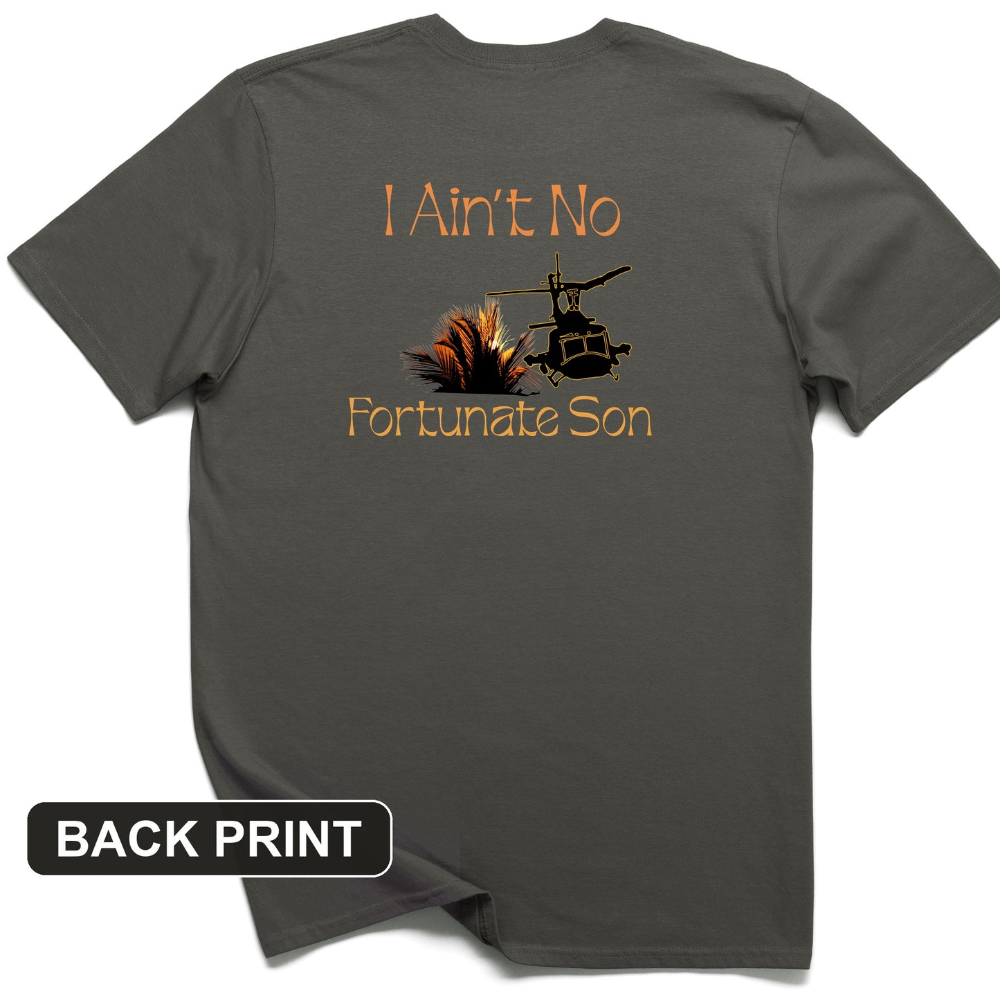 Fortunate Son Back Print T-Shirt
