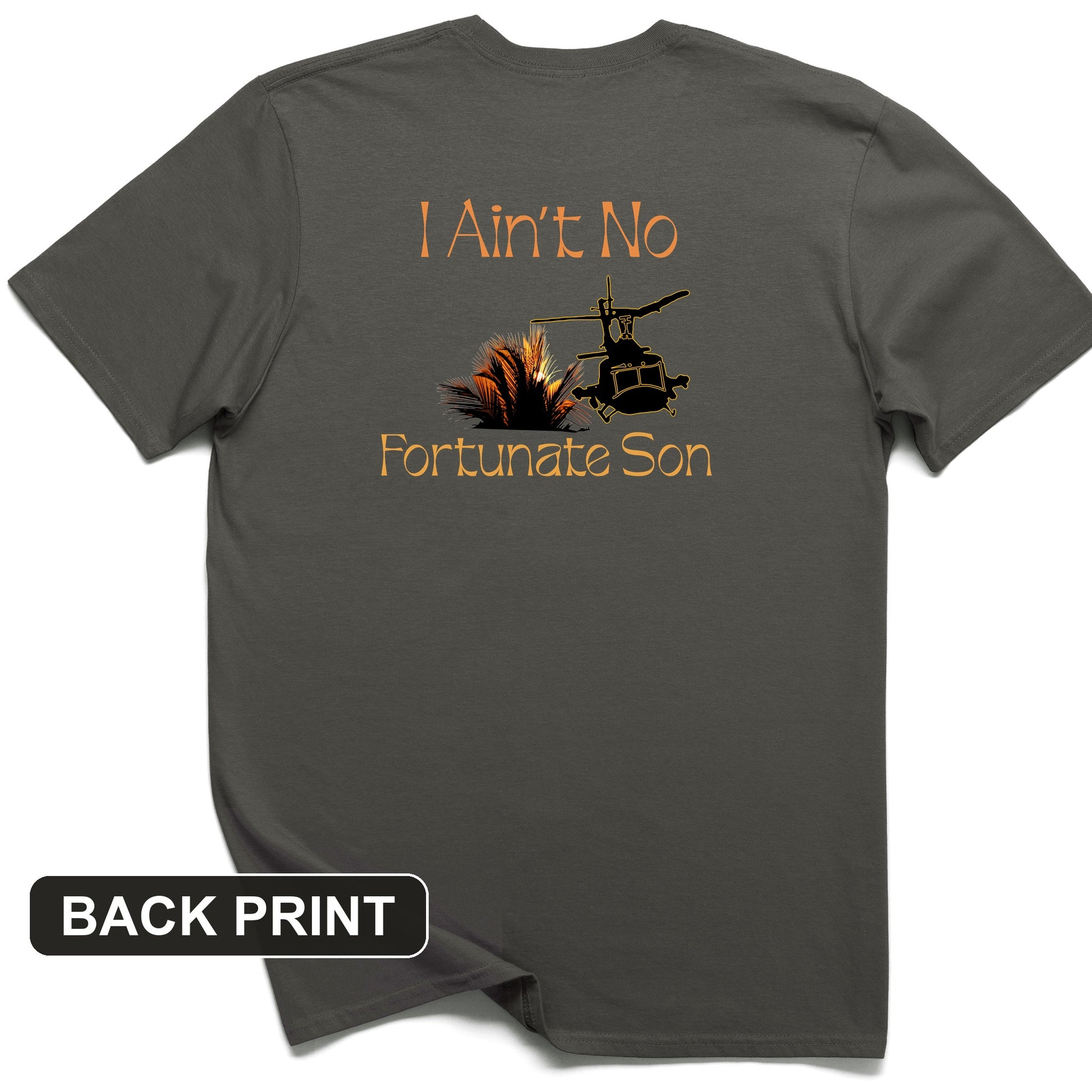 Fortunate Son Back Print T-Shirt
