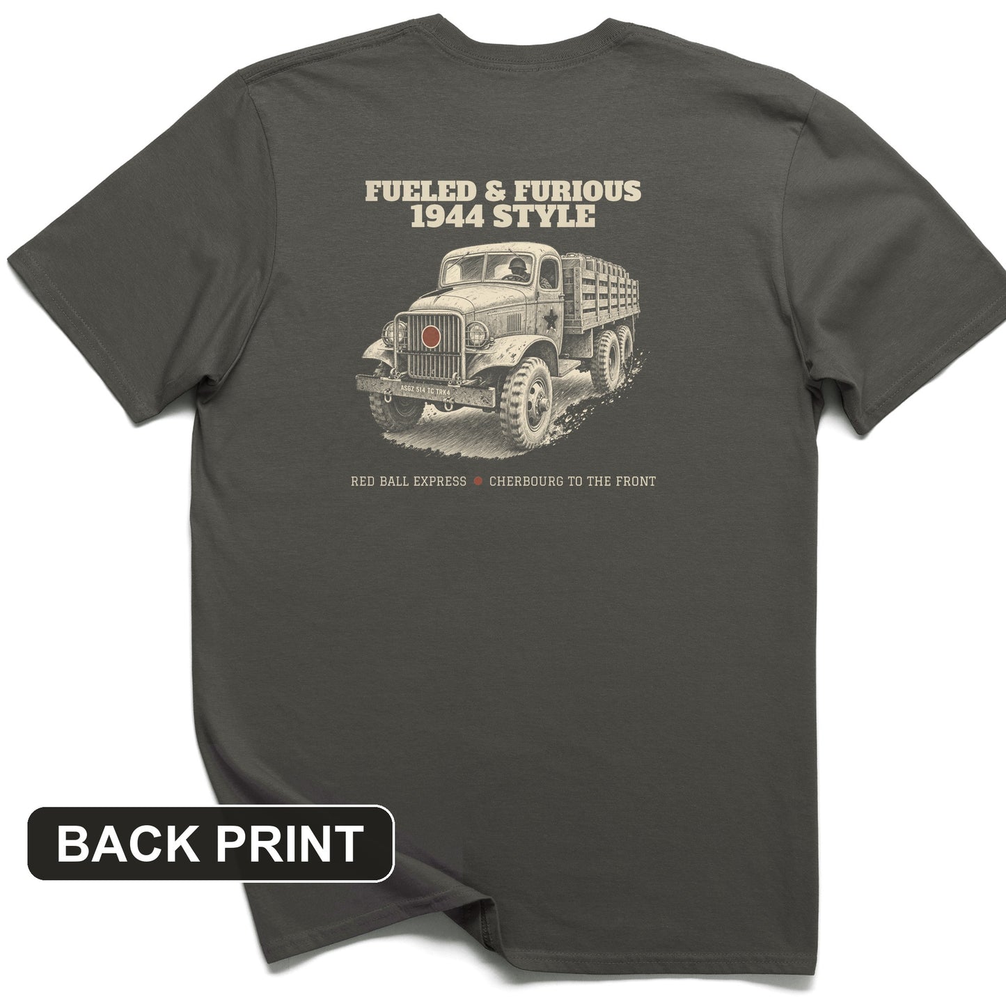 Fueled and Furious Back Print T-Shirt