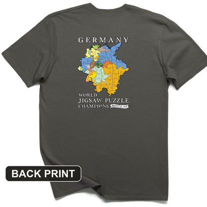 Germany Jigsaw Champion Back Print T-Shirt