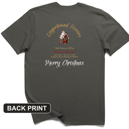 Gingerbread House Back Print T-Shirt