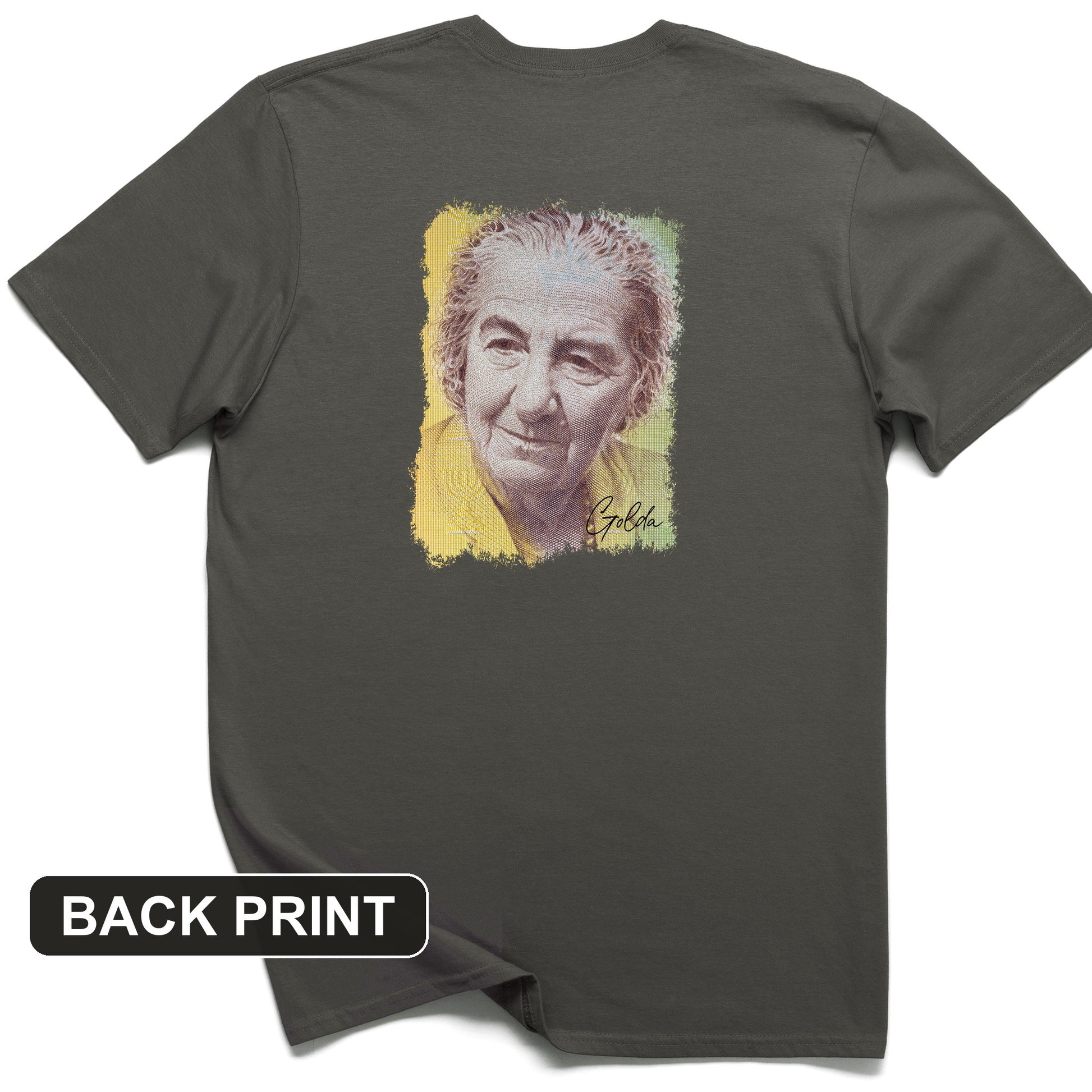 Golda Meir Back Print T-Shirt