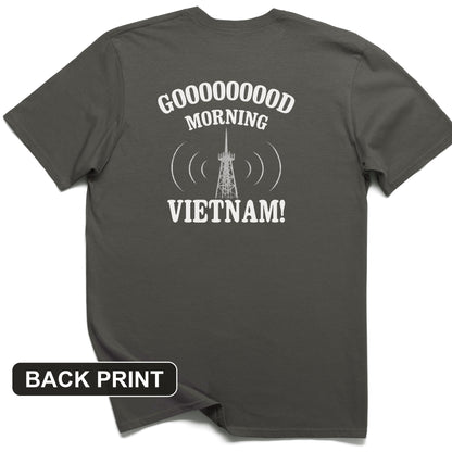 Good Morning Vietnam Back Print T-Shirt