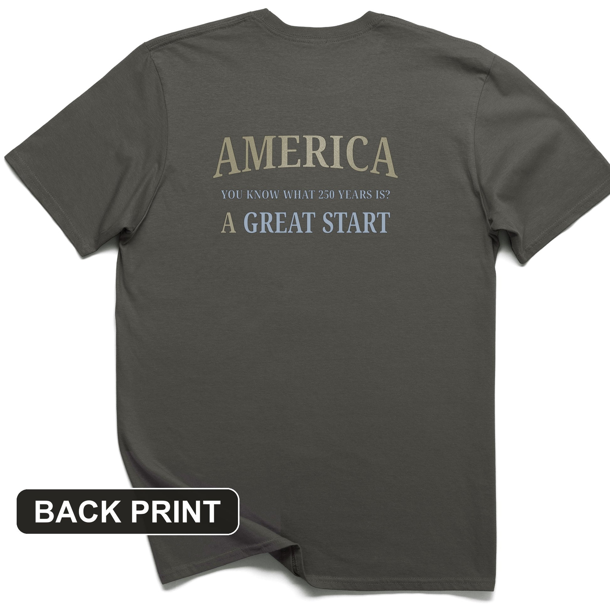 Great Start Back Print T-Shirt