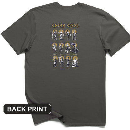 Greek Gods Back Print T-Shirt