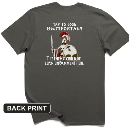 Greek Logic Back Print T-Shirt