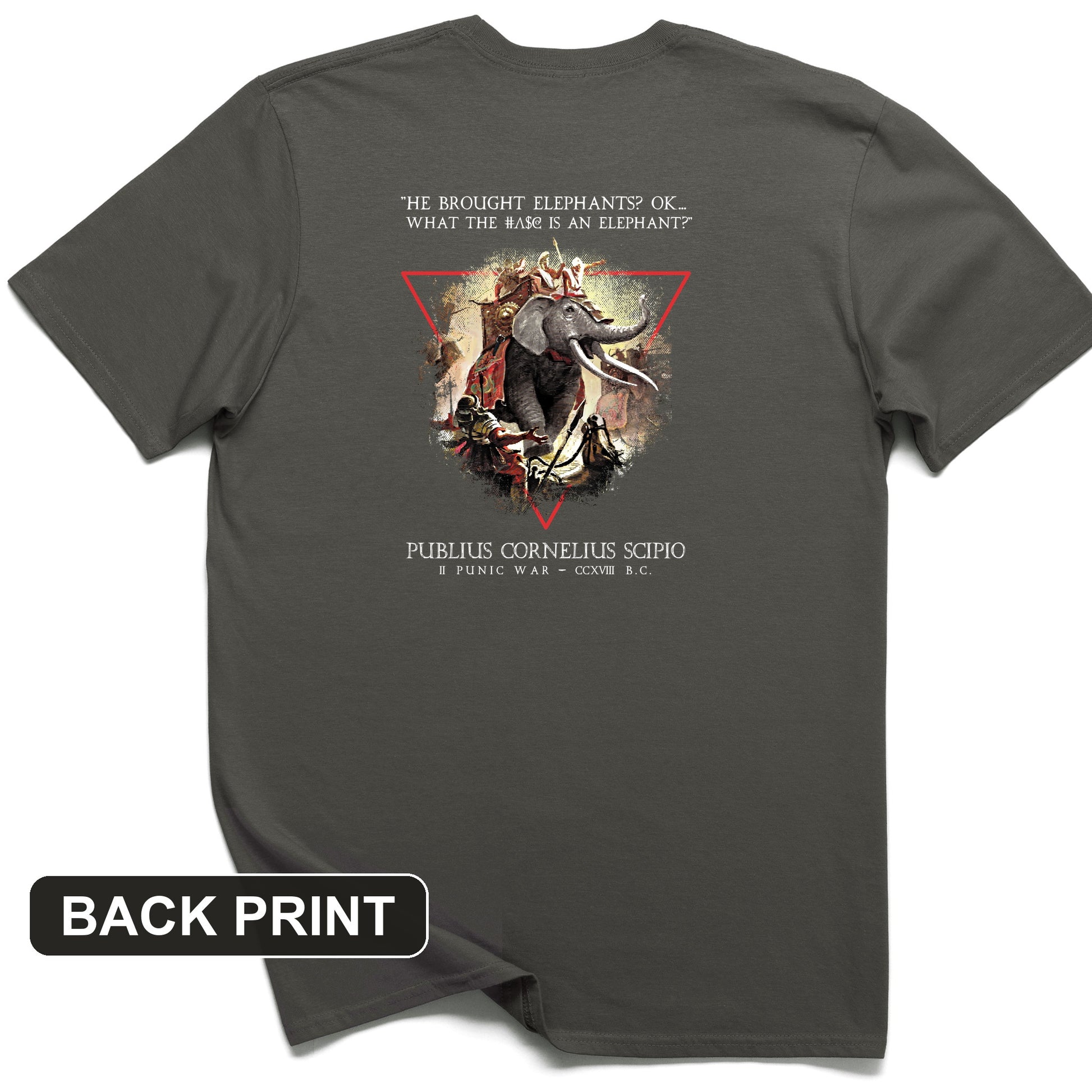 Hannibal Elephants Back Print T-Shirt
