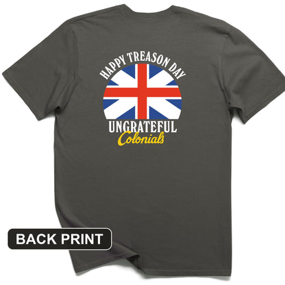 Happy Treason Day Back Print T-Shirt