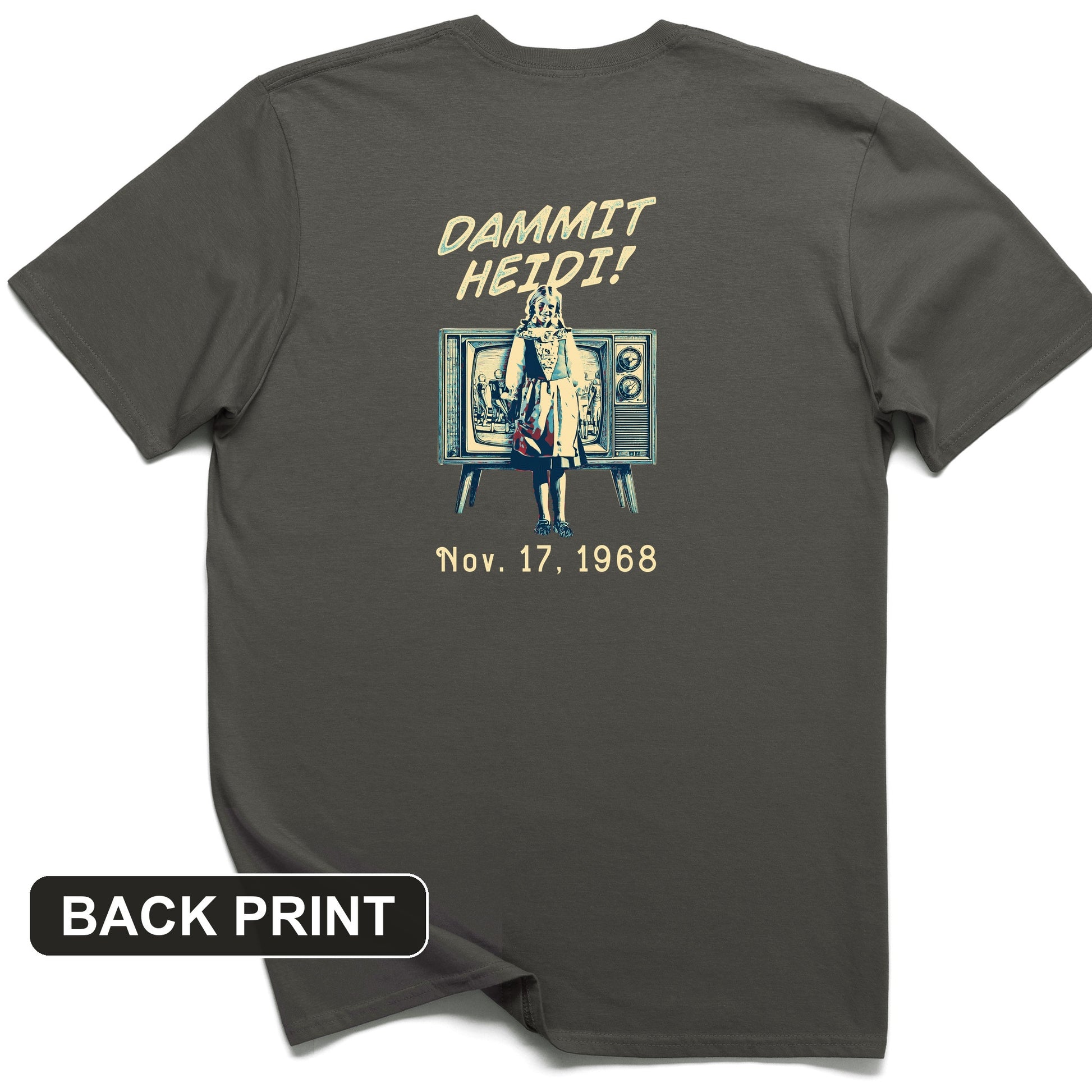 Heidi Bowl Back Print T-Shirt