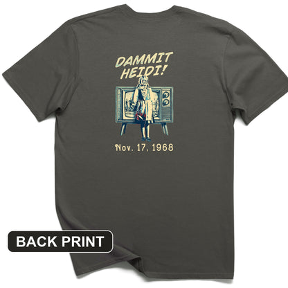 Heidi Bowl Back Print T-Shirt