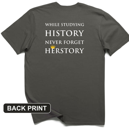 Herstory Back Print T-Shirt