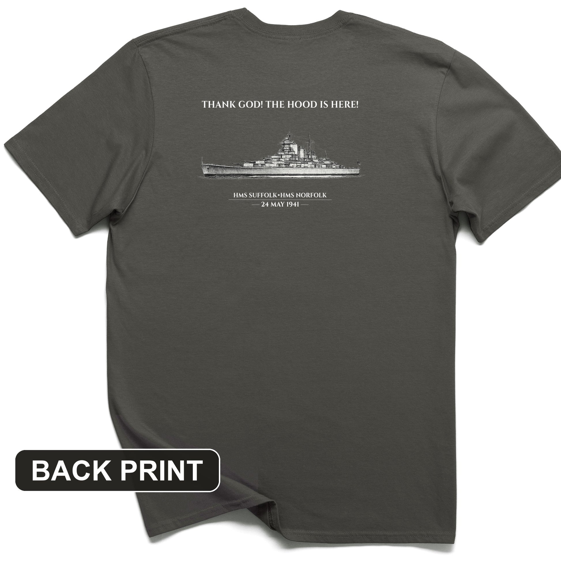 Hood Back Print T-Shirt
