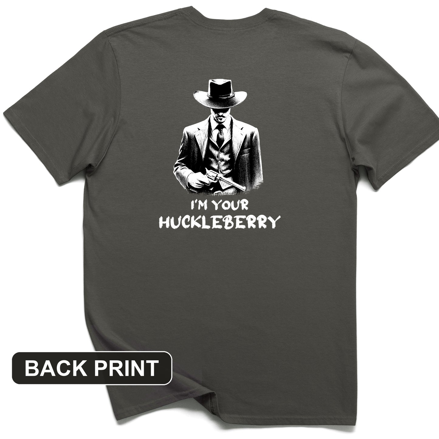 Huckleberry Back Print T-Shirt
