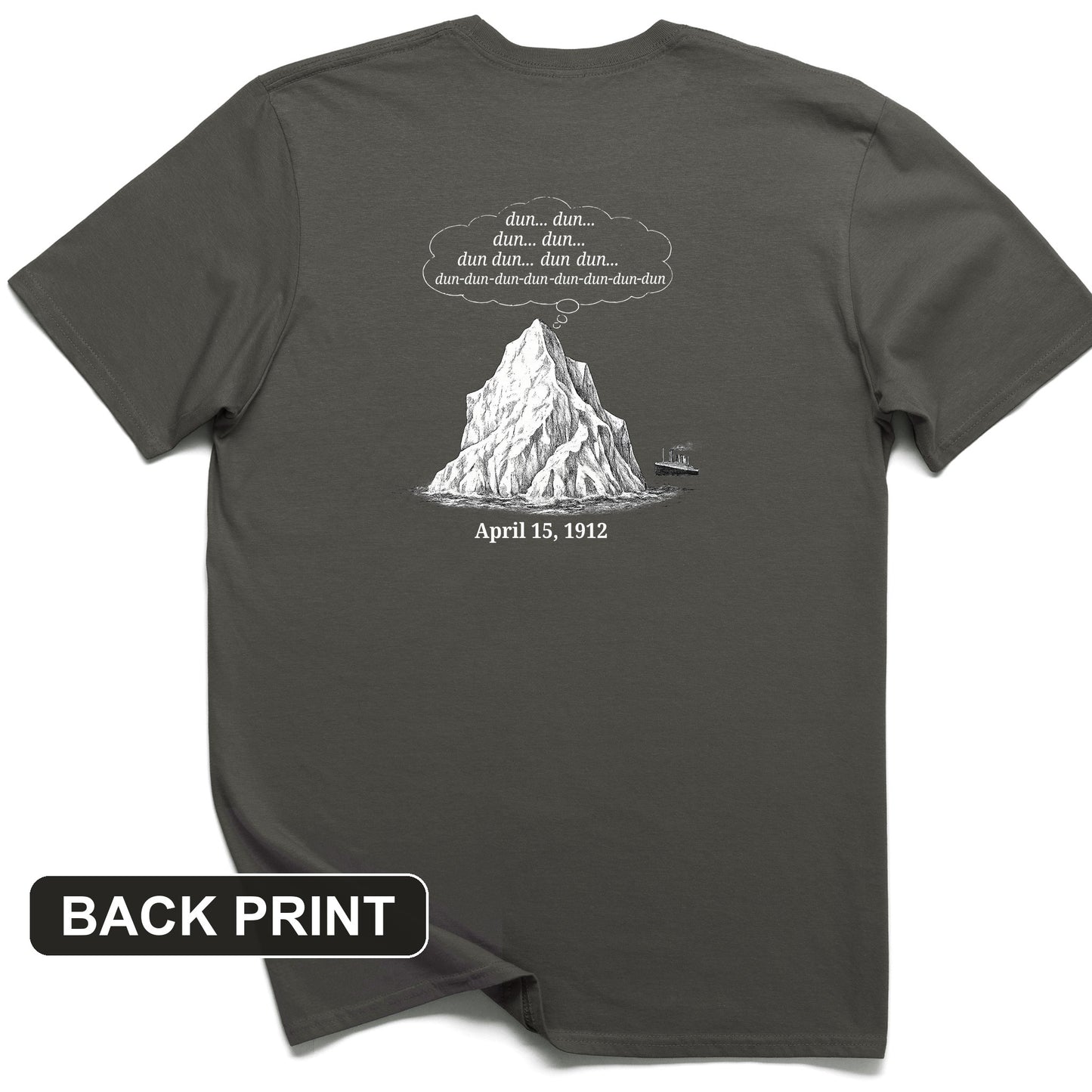 Iceberg Jaws Back Print T-Shirt