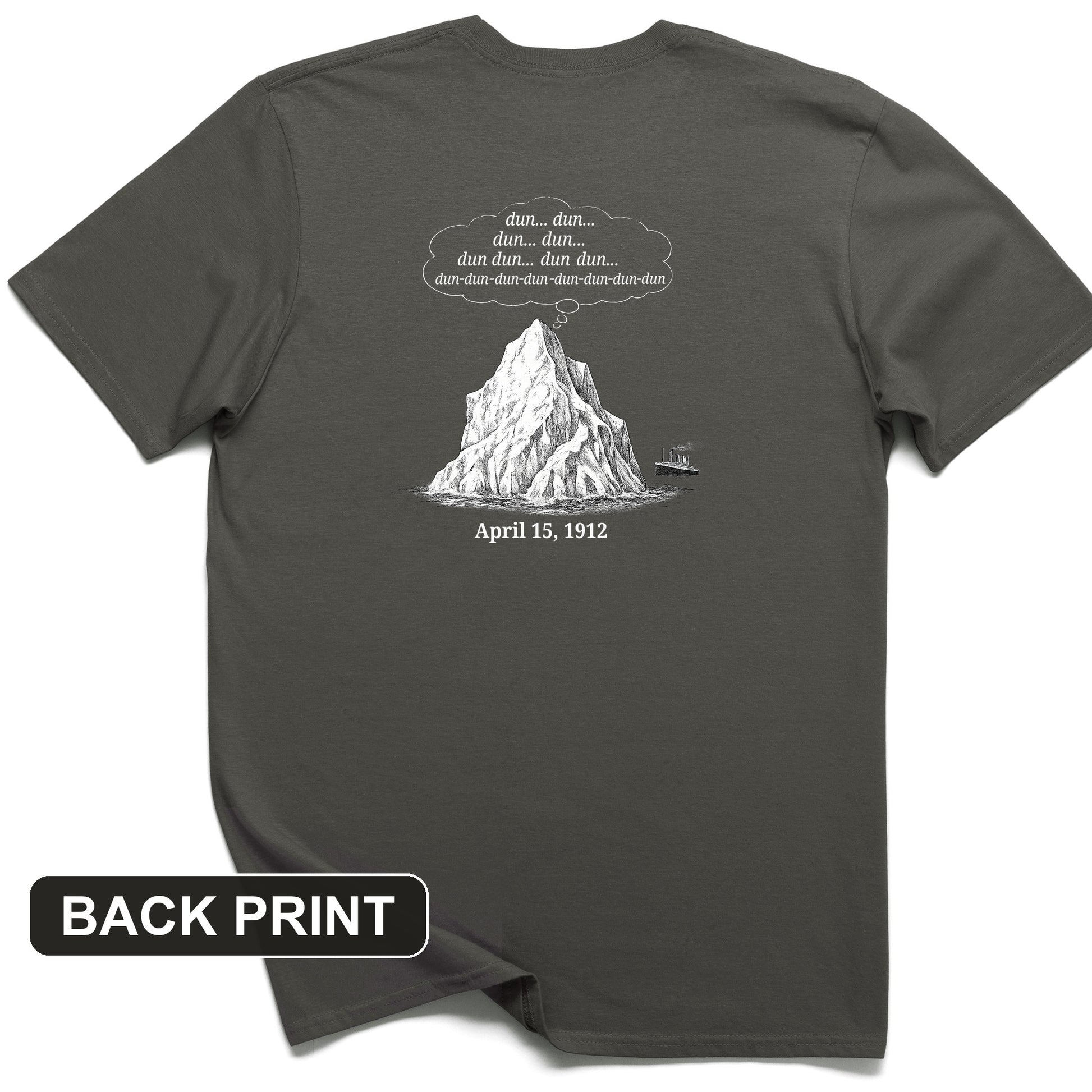 Iceberg Jaws Back Print T-Shirt