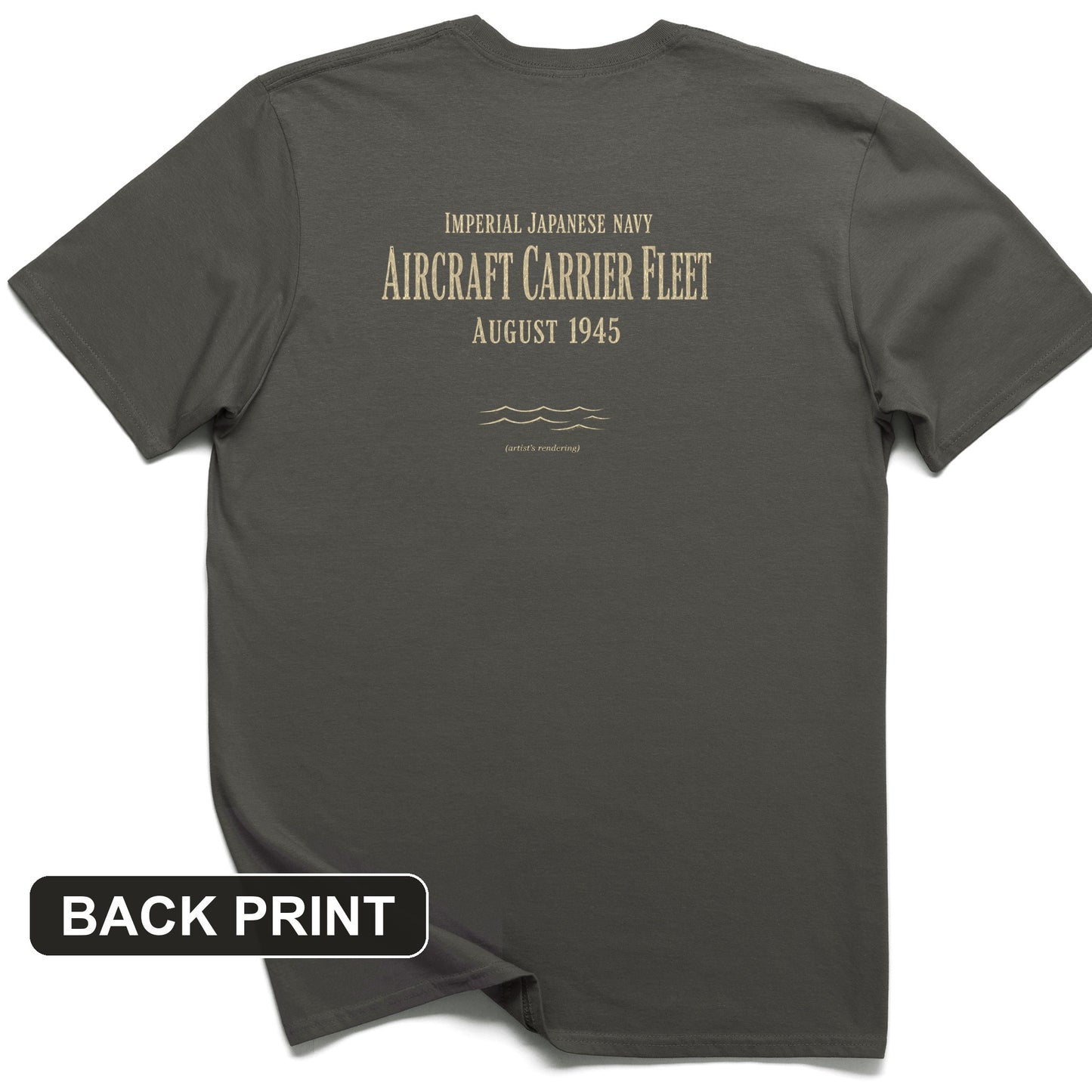 IJN Aircraft Carriers Back Print T-Shirt