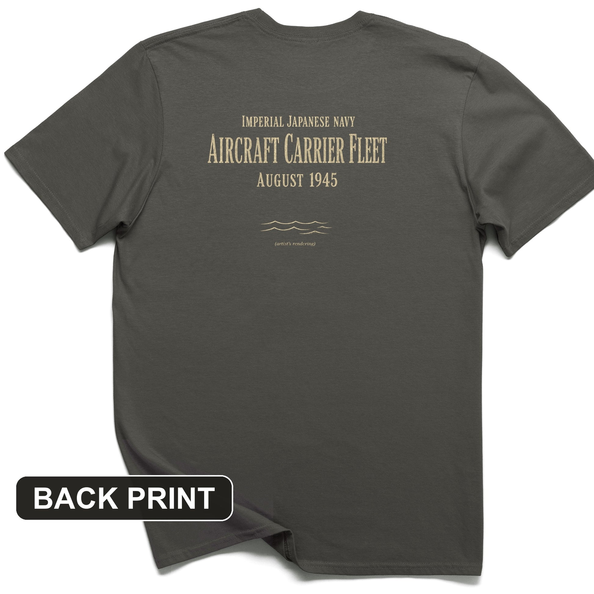 IJN Aircraft Carriers Back Print T-Shirt